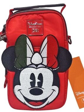 Epcot Italy Minnie 'La Vita E Bella' Skeeter Mini Convertible Crossbody Bag NWT